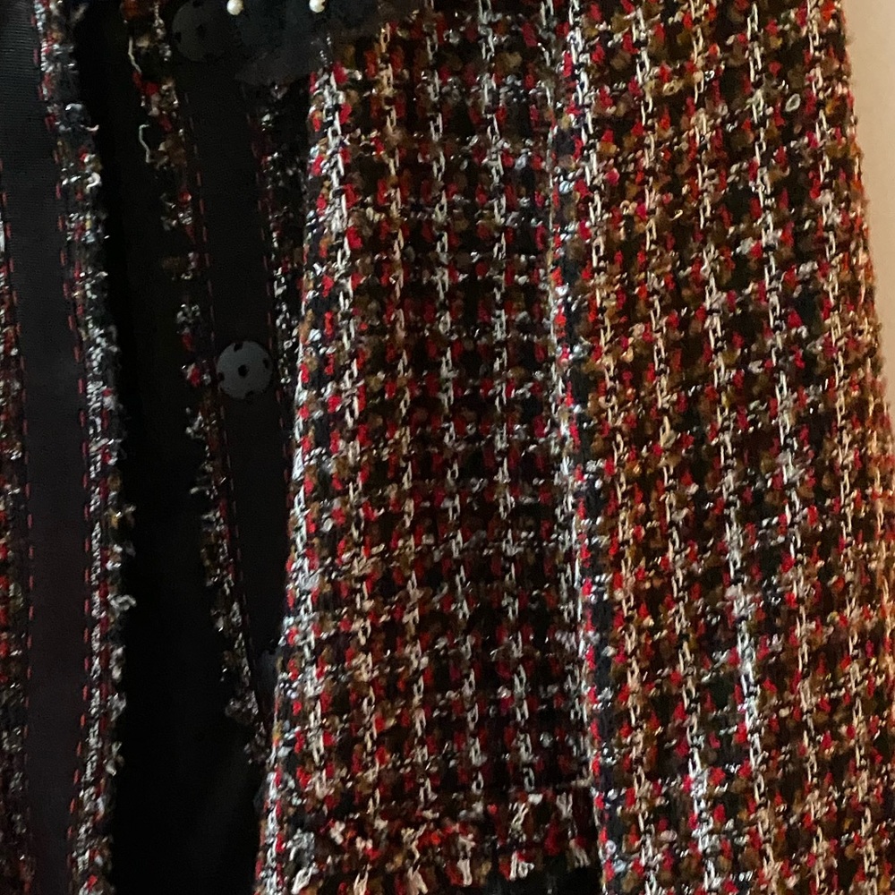 Red weave jacket - Picture 2 of 5